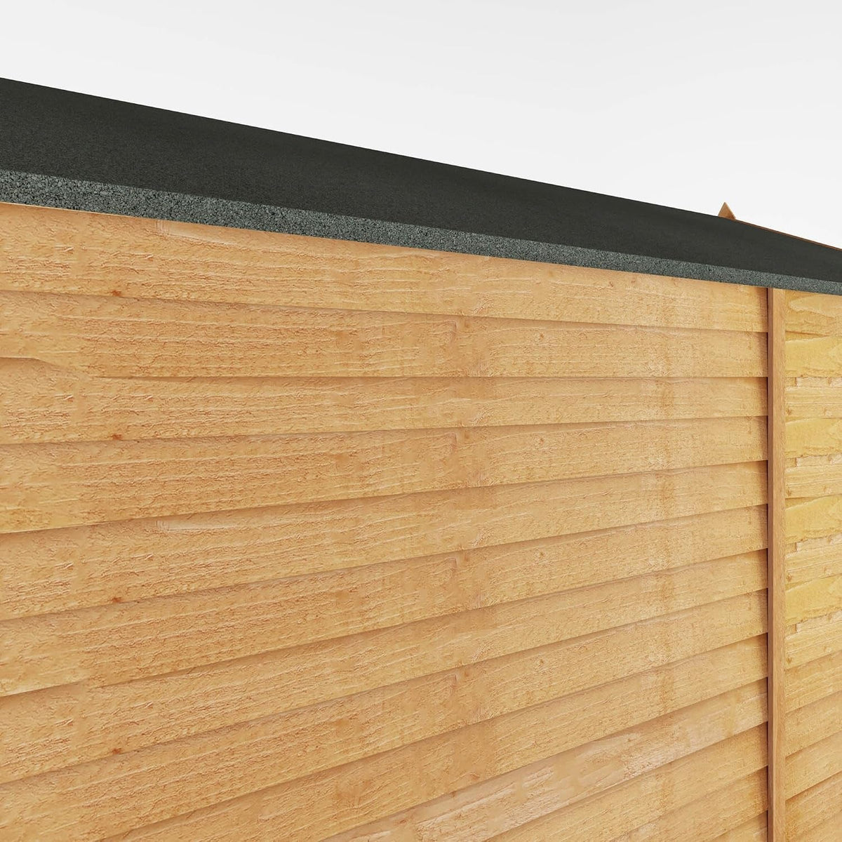 WALTONS 10 X 8 Overlap Storage Shed | Apex Roof | 7Mm Overlap Cladding | Wooden Garden Storage Shed | 10 Year anti Rot Guarantee | 10 X 8 10Ft 8Ft | Window or Windowless (Windowless)