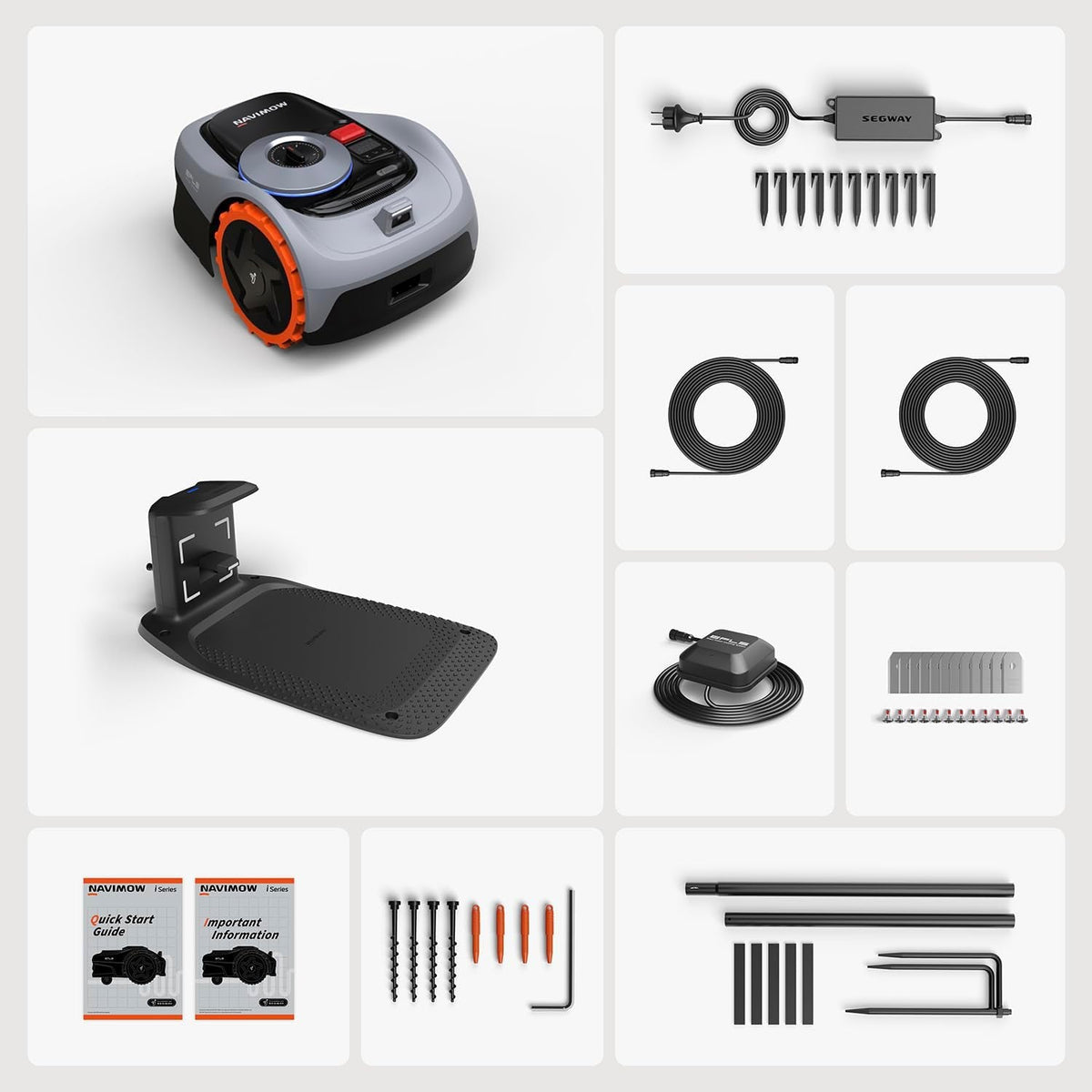 Segway  I105E Robotic Lawn Mower without Boundary, Rec. 500 M²