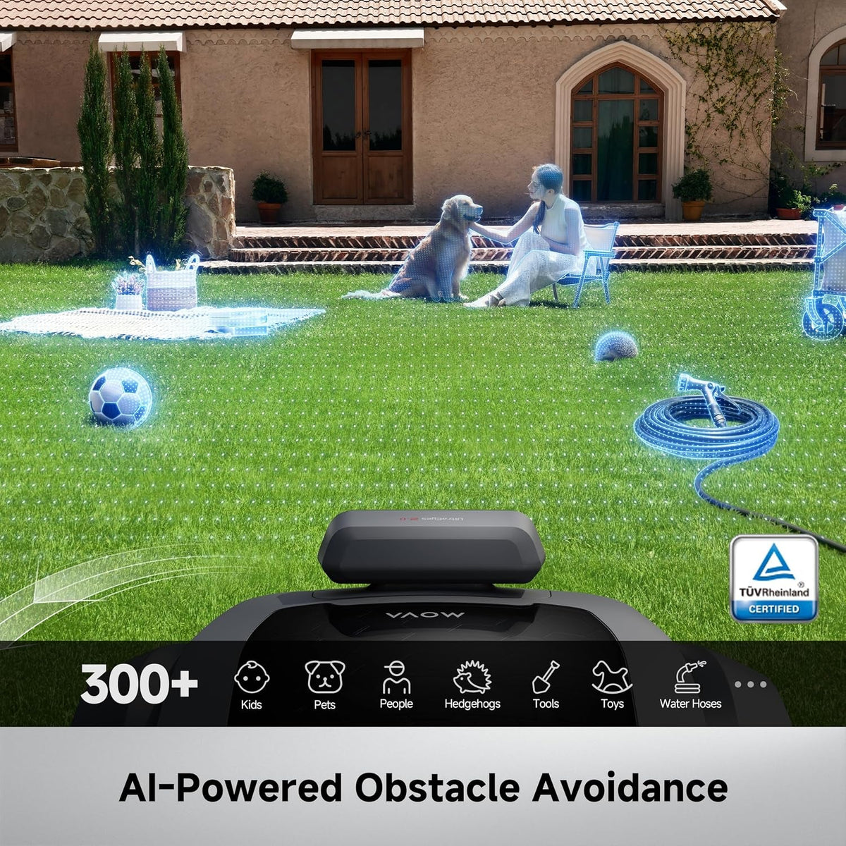 Viax 500 Robot Lawn Mower – 600㎡ Coverage, Rtk-Free & AI Mapping
