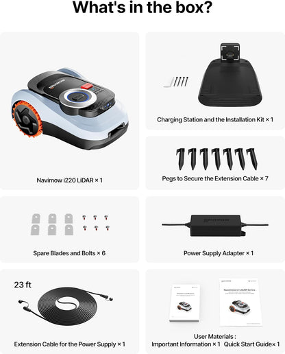 Segway  I220 Lidar Robotic Lawn Mower without Boundary, Rec. 2000 ㎡