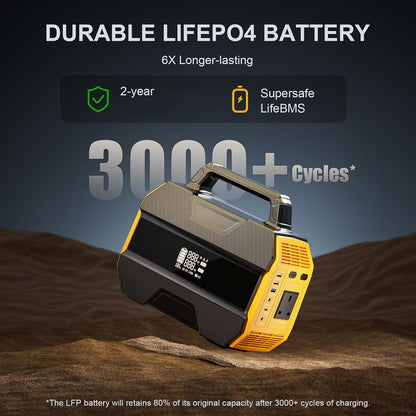 Flashspeed 300 Portable Power Station – 230Wh Lifepo4 Battery