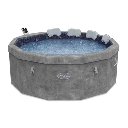 Lay-Z-Spa Carrara Round Hot Tub, 4-6 Person, Wifi App Control