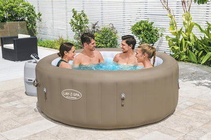 Lay-Z-Spa 77" x 28"/1.96m x 71cm Palm Springs AirJet 6 Sand