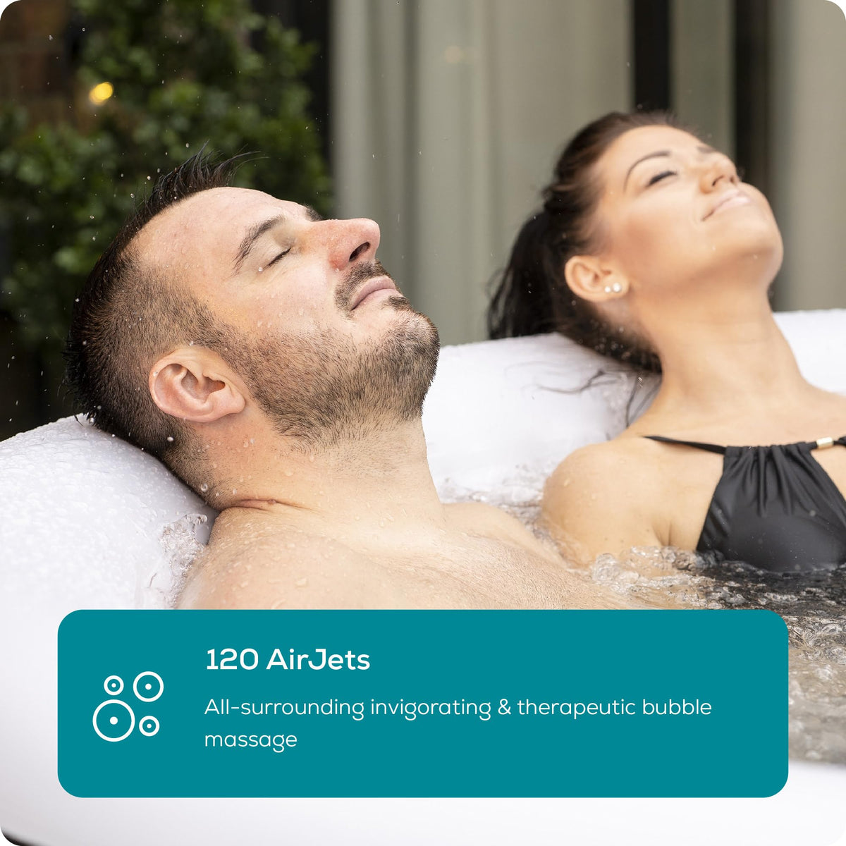 Lay-Z-Spa Miami Round Hot Tub, 2-4 Person