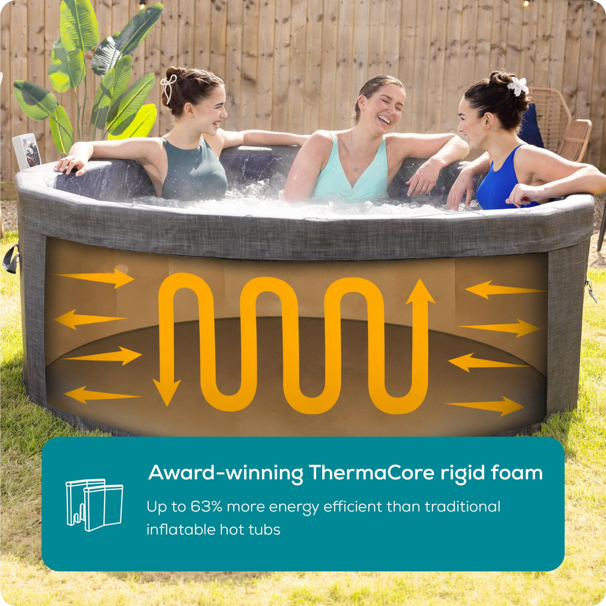 Lay-Z-Spa Copenhagen Round Hot Tub, 5-7 Person, Wifi App Control