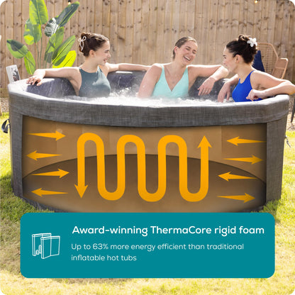 Lay-Z-Spa Copenhagen Round Hot Tub, 5-7 Person, Wifi App Control
