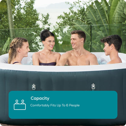 Lay-Z-Spa Ibiza Square Hot Tub, 4-6 Person