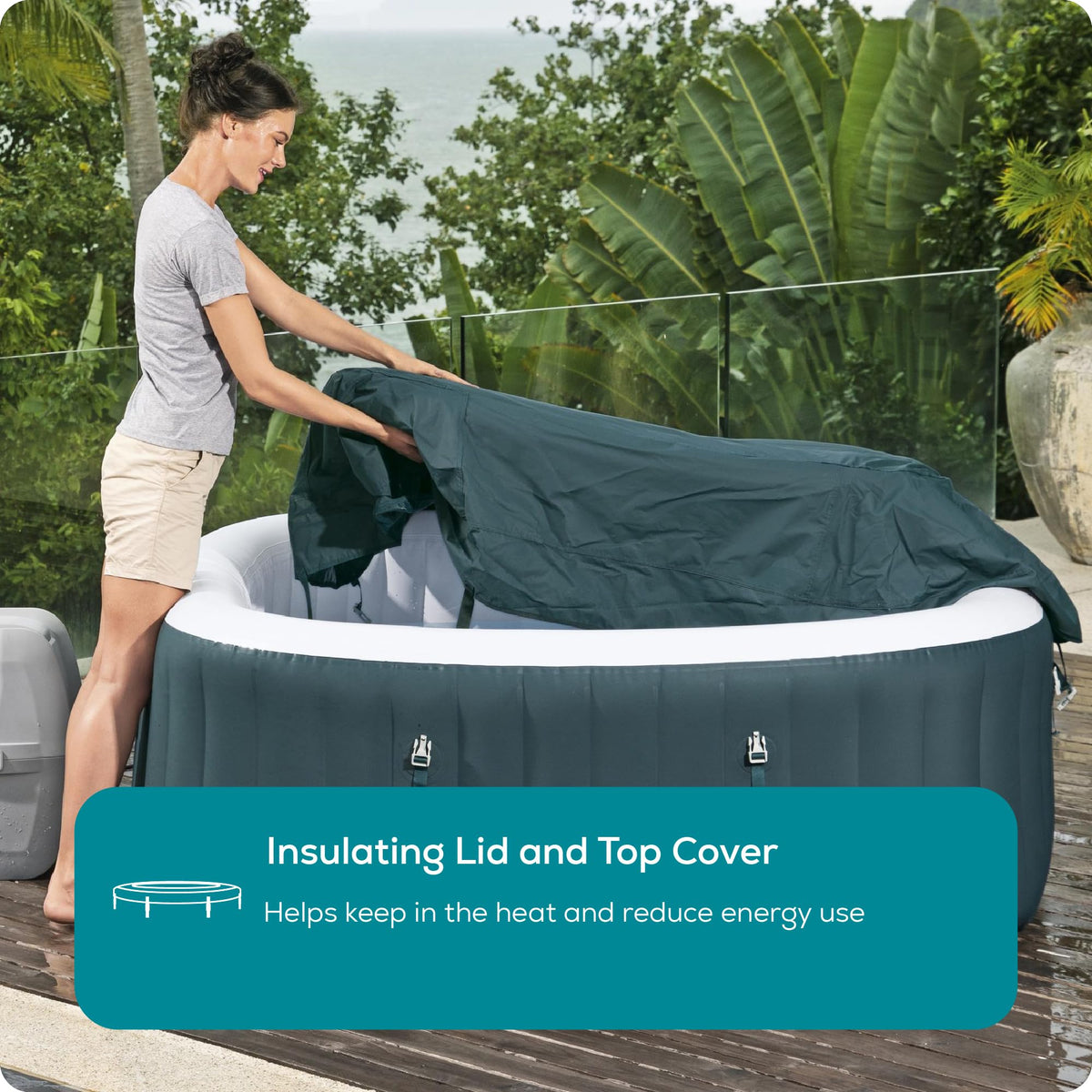 Lay-Z-Spa Ibiza Square Hot Tub, 4-6 Person