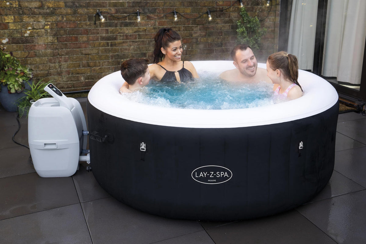 Lay-Z-Spa Miami Round Hot Tub, 2-4 Person