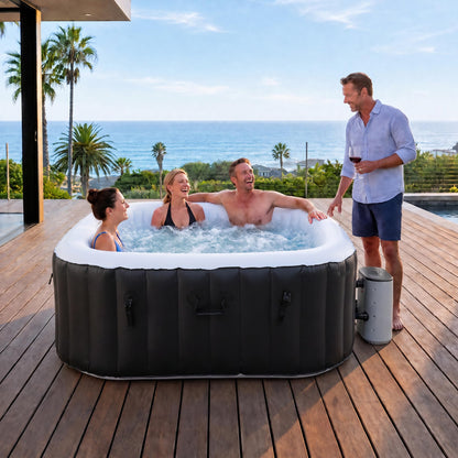 CO-Z Inflatable Hot Tub w 94 Massage Jets | 1.8m 862 Litres w Heating