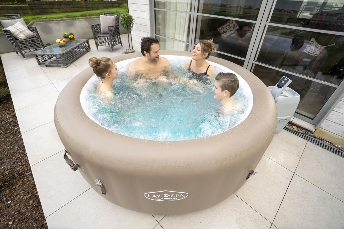 Lay-Z-Spa 77" x 28"/1.96m x 71cm Palm Springs AirJet 6 Sand