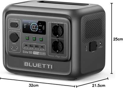 Elite 100 V2 Portable Power Station 1800W 1024Wh for Camping Outage