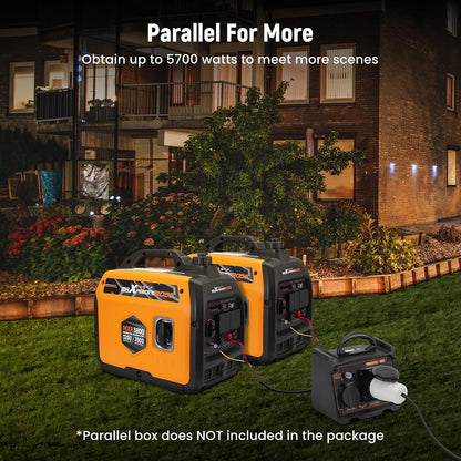 3500W Portable Inverter Generator Petrol Silent for Camping
