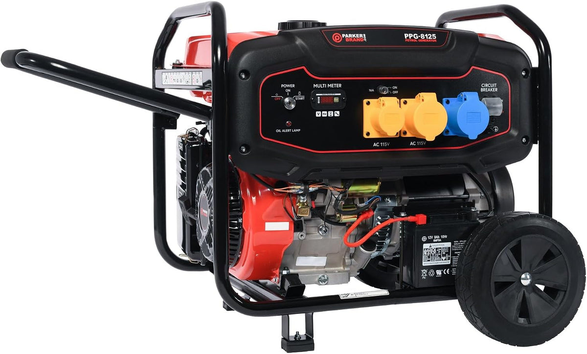 8.125 Kva Portable Petrol Generator with Electric Start – High-Power Generator