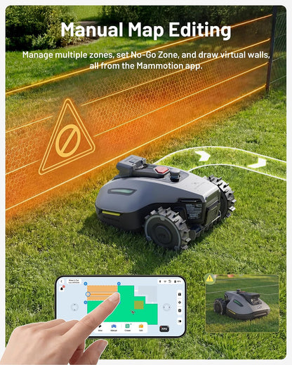 YUKA Mini 2 500 Robot Lawn Mower without Boundary