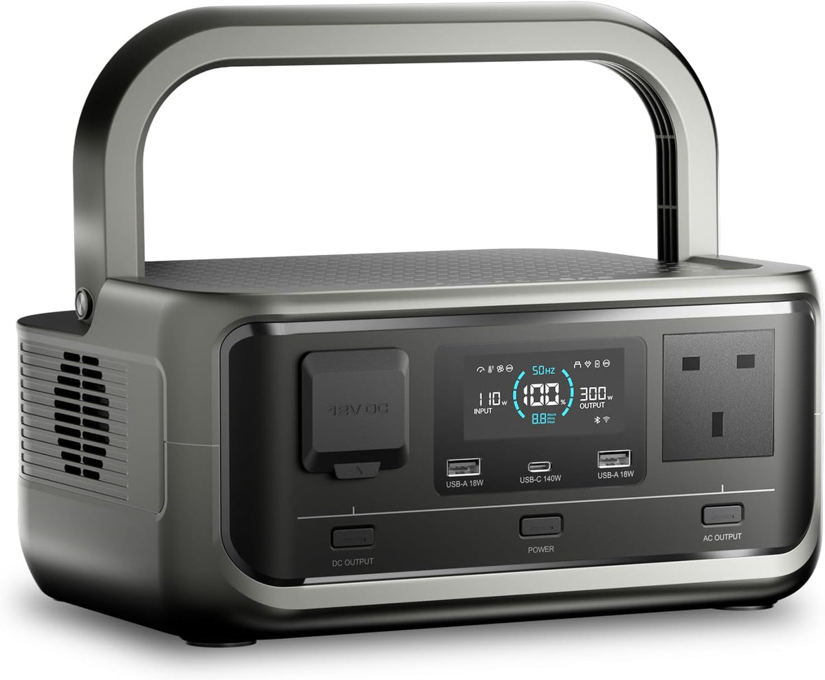 P300 Portable Generator, 256Wh 300W Portable Power Station