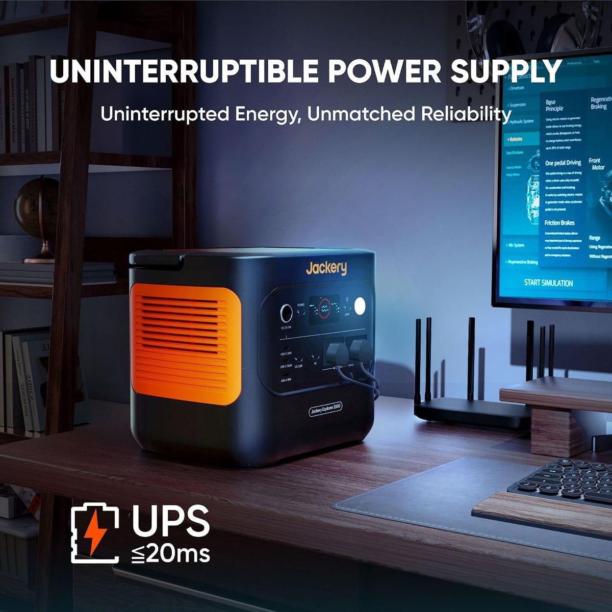Explorer 2000 V2, 2042Wh 2200W(4400W Surge) Portable Power Station