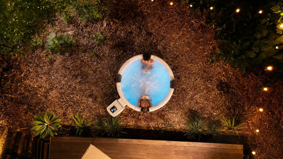 MSpa Denver Carbon Grey 6 Person Portable Modular Hot Tub, WiFi Controlled 13A Plug & Play 2026 Model, LED Colour Lighting, UVC+, Thermal Interlayer, Heats to 40°C, 120 Air Jets All Year Use-DIY Setup