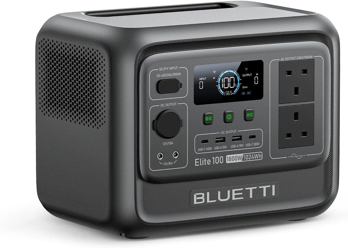 Elite 100 V2 Portable Power Station 1024Wh 1800W for Home & Camping