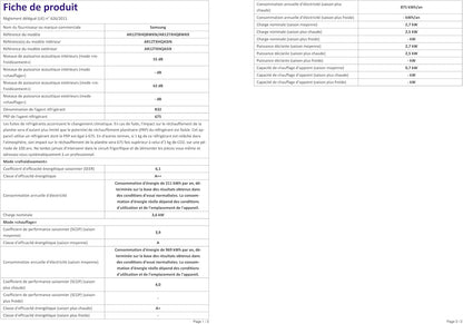AR30 Malibu, Heat Pump Monosplit Air Conditioner, 12000 BTU, GAS R32, AR12TXHQBWKNEU+AR12TXHQBWKXEU, [Energy Efficiency Class A++/A]