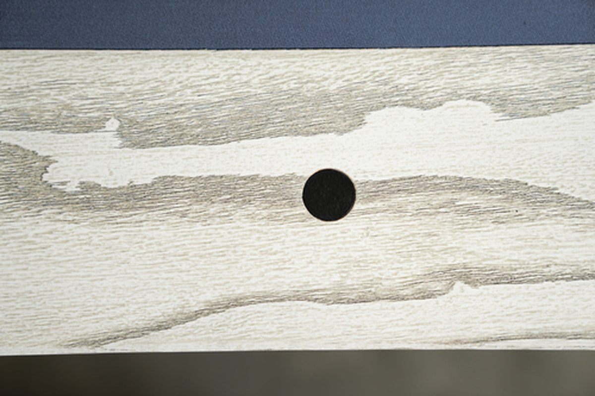 CrissyCross Whitewash 8' Slate Pool Table | Dining Top Option
