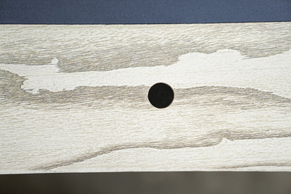 CrissyCross Whitewash 8' Slate Pool Table | Dining Top Option