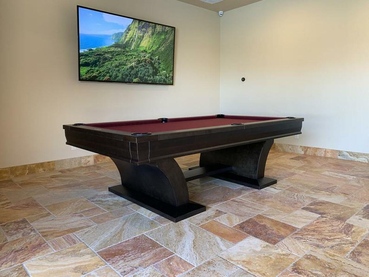 Paxton 8' Pool Table w/Premium Billiard Accessories | Installation
