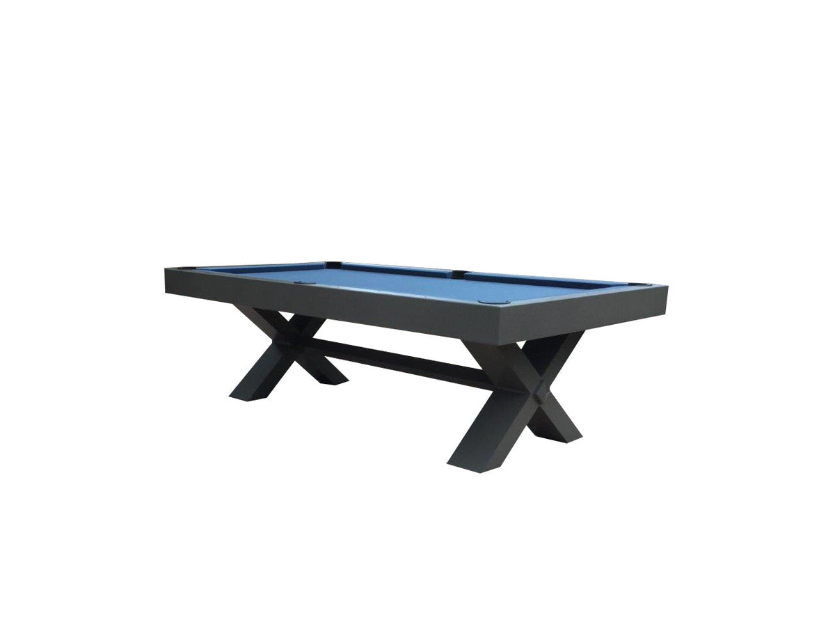 X-AIR Outdoor Pool Table w/Premium Billiard Accessories | White Glove Delivery