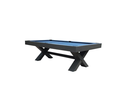 X-AIR Outdoor Pool Table w/Premium Billiard Accessories | White Glove Delivery