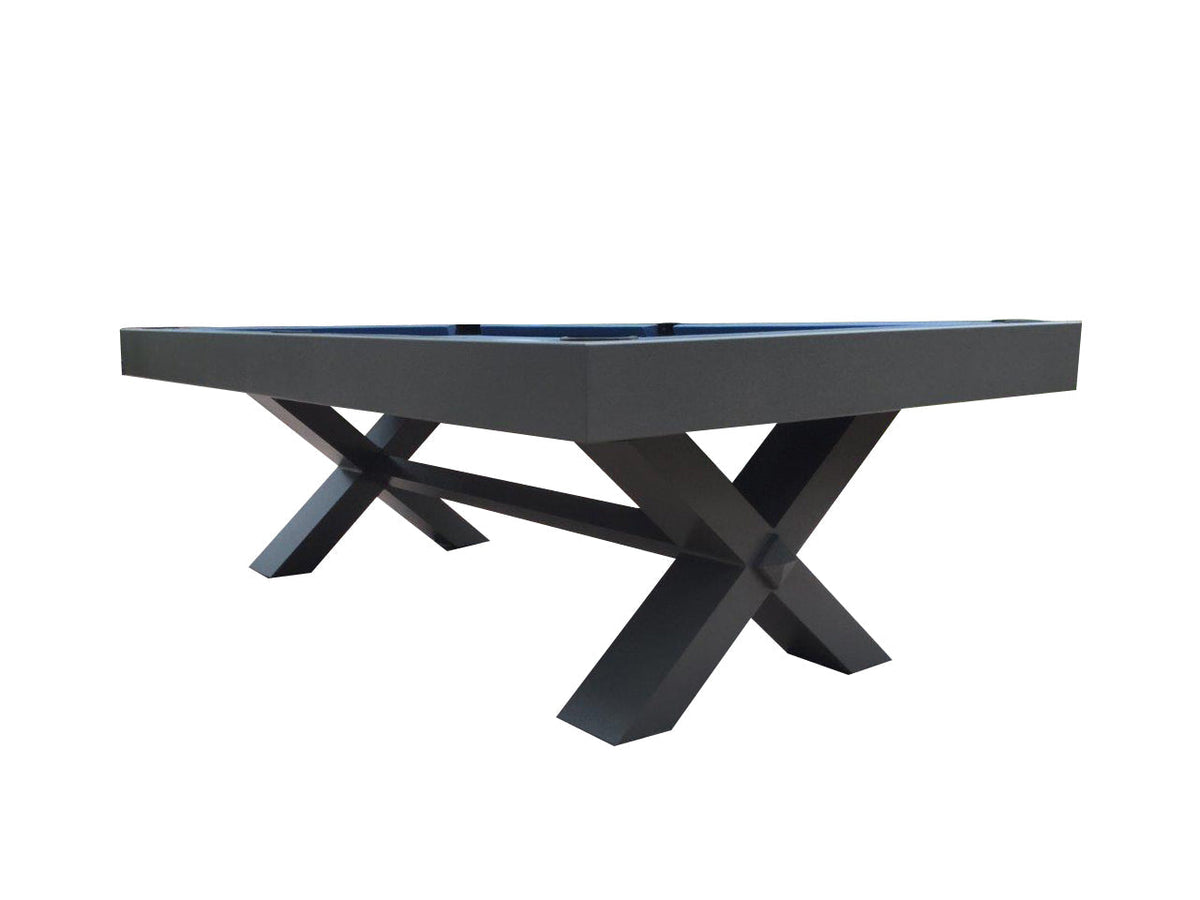 X-AIR Outdoor Pool Table w/Premium Billiard Accessories | White Glove Delivery