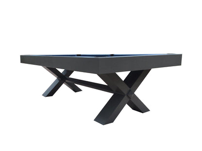 X-AIR Outdoor Pool Table w/Premium Billiard Accessories | White Glove Delivery