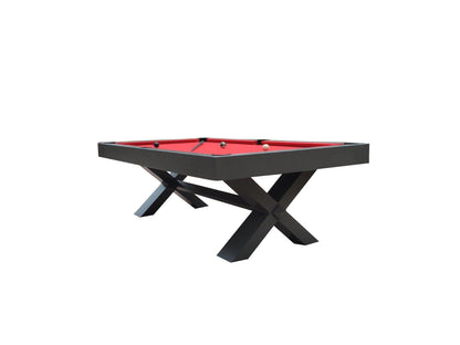 X-AIR Outdoor Pool Table w/Premium Billiard Accessories | White Glove Delivery