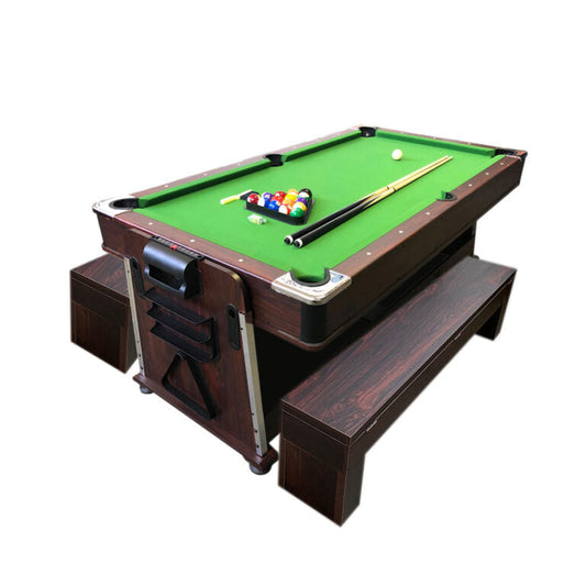 Pool Table 7ft + Air Hockey + Table Tennis + Table – Mattew with Benches
