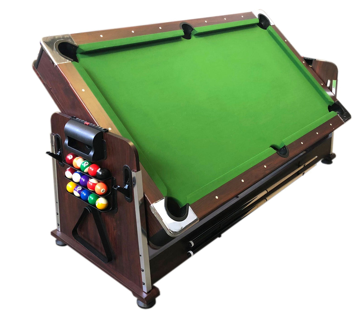 Pool Table 7ft + Air Hockey + Table Tennis + Table – Mattew with Benches