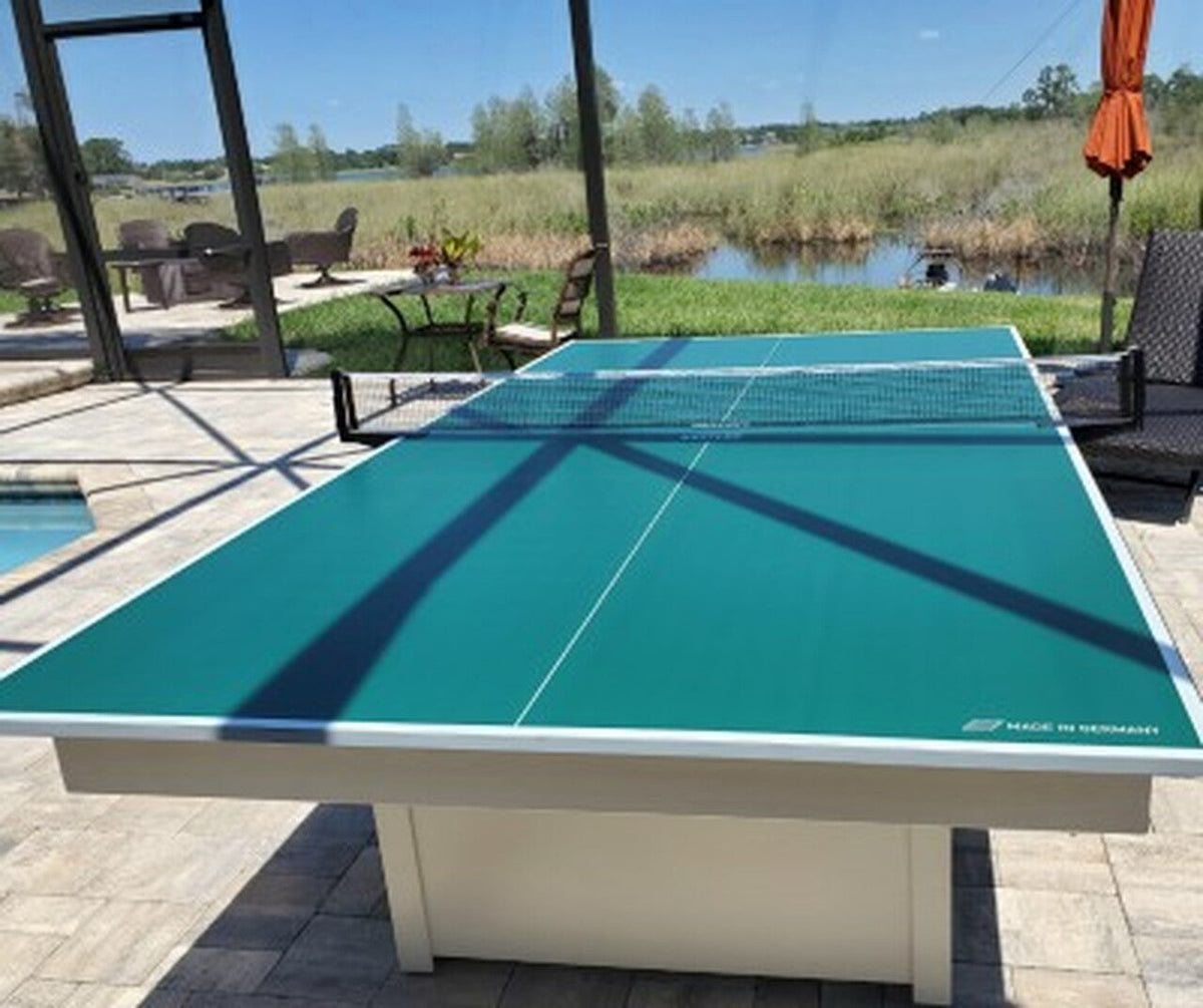 X-AIR Outdoor Pool Table w/Premium Billiard Accessories | White Glove Delivery