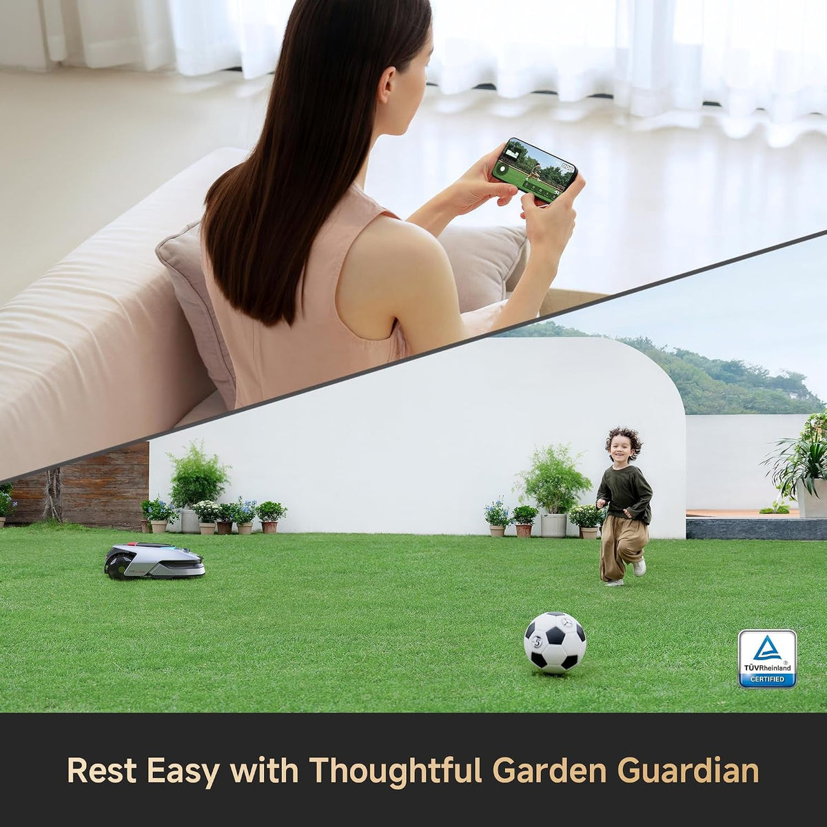 DREAME A2 1200 Robotic Mower – Wireless without RTK, for 1200 M²