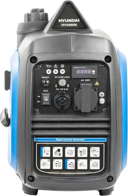 2.0Kw Petrol Inverter Generator, 1.8Kw Continuous Power, Pure Sine Wave, 62Dba Noise, Portable Power for Camping and Caravans