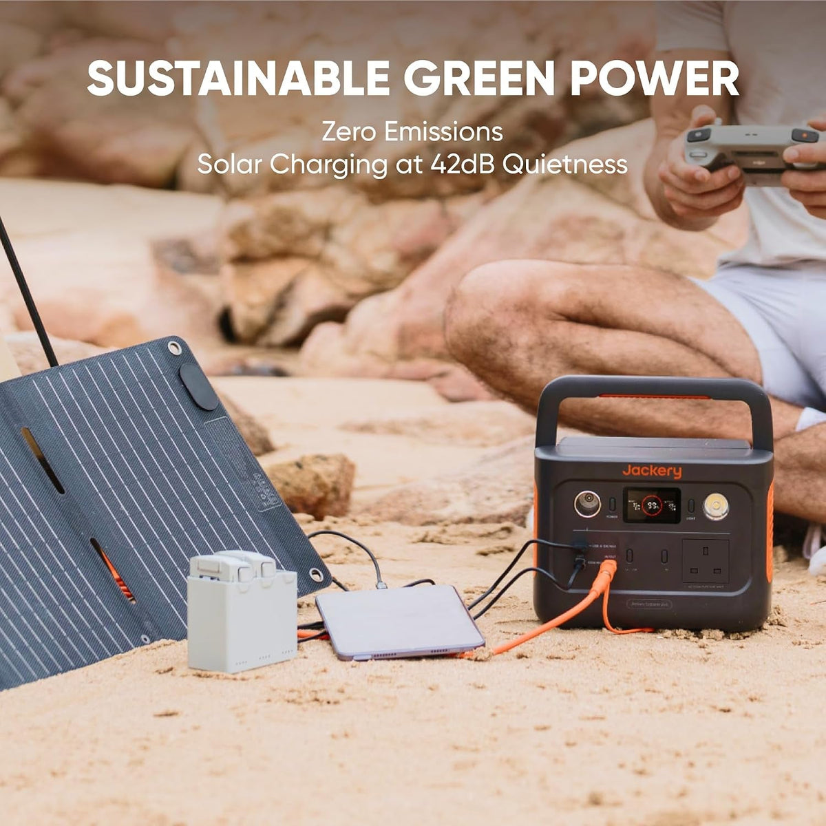 Explorer 240 V2 Portable Power Station, 7.7Lbs Power on the Go