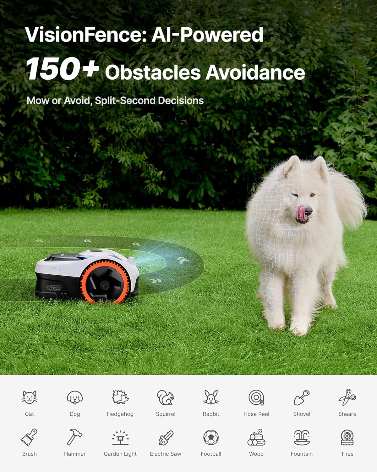 Segway  I205 AWD Robotic Lawn Mower with Garage S, Rec. 500 M²