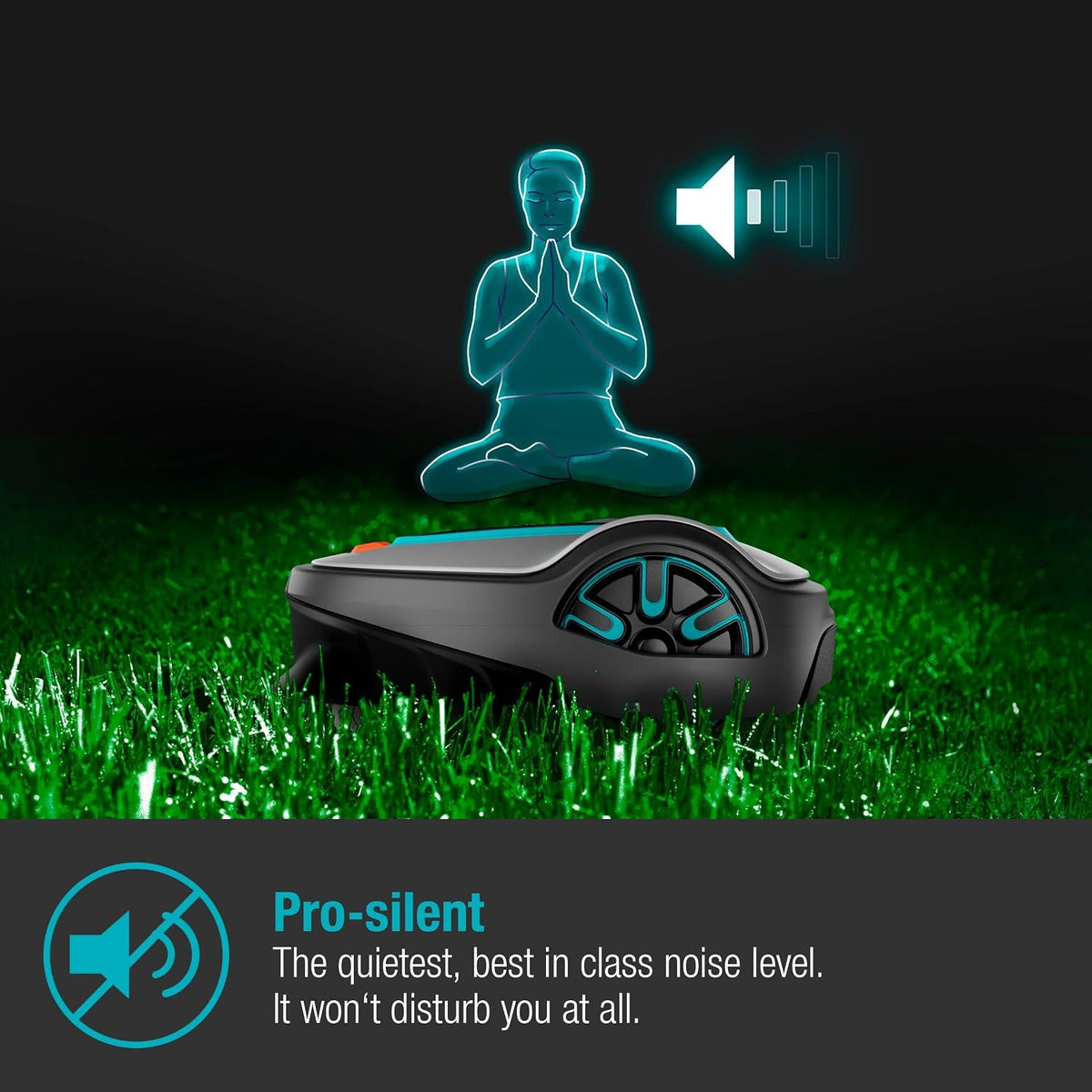 Smart SILENO Life 1000 M² Robot Lawnmower Set: Innovative LONA AI Technology, Controlled via App, Sensorcontrol, for Slopes up to 35%, Incl. Smart Gateway, EN Version, UK Plug (19702-68)