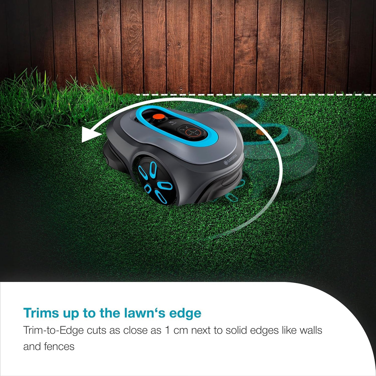Smart SILENO Max 800 M² Robotic Lawnmower, for Lawns up to 800 M², LONA Intelligence, Trim-To-Edge, Duoconnect, Quiet Operation, Intelligent Mower with App Control, UK Plug (19901-28)