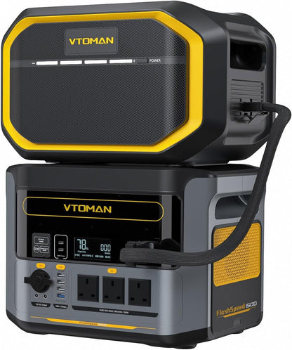 Flashspeed 1500 Power Station with Extra Battery, up to 2956Wh