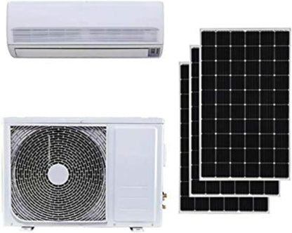 24000BTU Solar ACDC Inverter Ductless Mini Split Air Conditioner & Heater