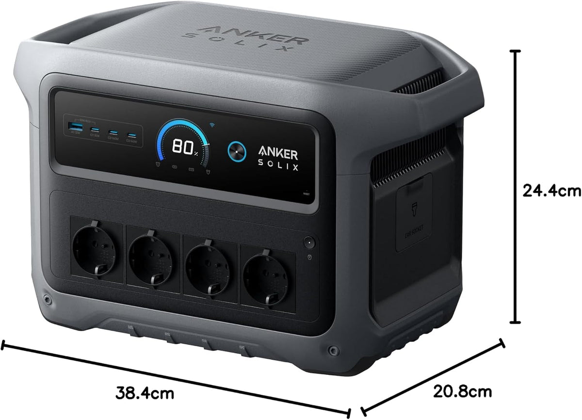 SOLIX C1000 Gen 2 with AC Charging Cable, 2000W 1024Wh Power Station