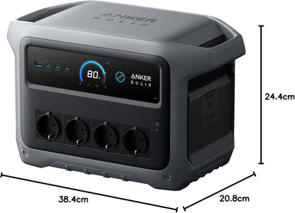 SOLIX C1000 Gen 2 with AC Charging Cable, 2000W 1024Wh Power Station