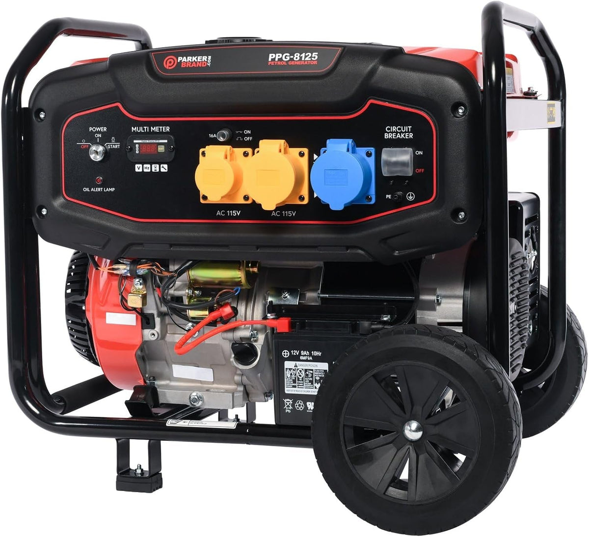 8.125 Kva Portable Petrol Generator with Electric Start – High-Power Generator