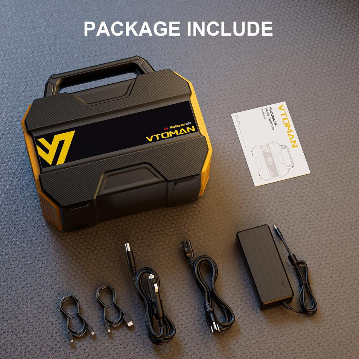 Flashspeed 300 Portable Power Station – 230Wh Lifepo4 Battery