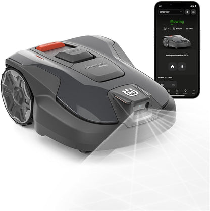 Automower® Aspire R6V – Wire-Free Robotic Lawn Mower, AI Vision Object Detection, GPS Navigation, Wi-Fi App Control, Systematic Mowing Patterns, Virtual Zones, up to 600 M2