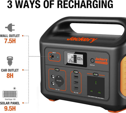 Explorer 500 Portable Power Station, 518Wh Compact Backup Power
