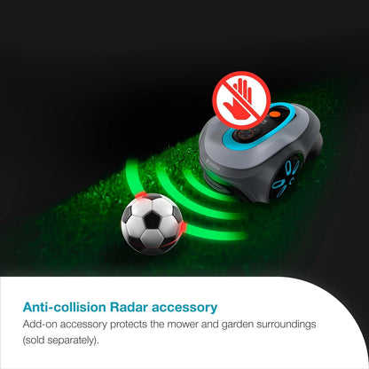 Smart SILENO Max 800 M² Robotic Lawnmower, for Lawns up to 800 M², LONA Intelligence, Trim-To-Edge, Duoconnect, Quiet Operation, Intelligent Mower with App Control, UK Plug (19901-28)